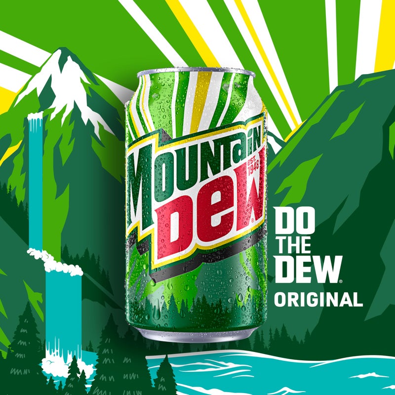 Mountain Dew Soda, Mini Cans, 7.5 Fl Oz (Pack of 10) - Image 4